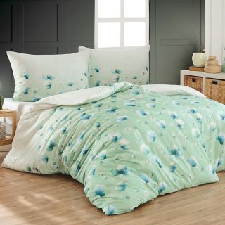 Obliečky Nelly vnesú do vašej spálne nádych sviežosti a vlnu pozitívnej energie. Podklad v atraktívnej zelenej farbe zdobí...